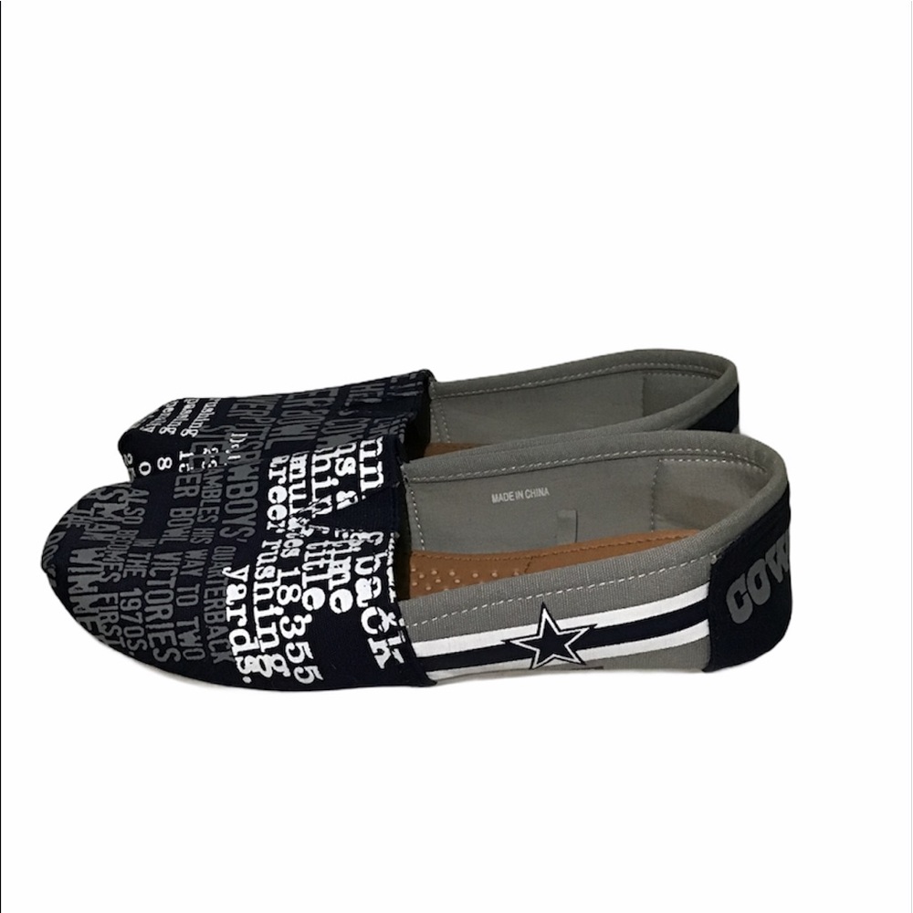 Dallas Cowboys Themed Slip On Flats